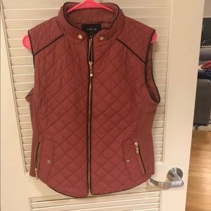 Dark pink vest